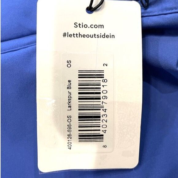 Stio Fernos Insulated Scarf Larkspur Blue Lightweight Outdoor Performance Gear - Picture 2 of 3